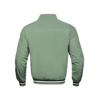 Brglopf Muška jakna za bomnu bomnu boju Lagana jakna casual zip up Sportske kapute Wirstherer Fashion
