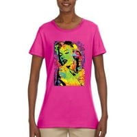 Šarena žena Marilyn Monroe pop kultura Ženska grafička majica, Fuschia, 3xl