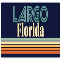 Largo Florida Vinyl naljepnica za naljepnicu Retro dizajn