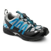 Dr. Comfort performanse Muška atletska cipela: široke metalne plave elastične i standardne čipke