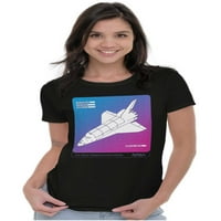 Vaporwave NASA Space Transport Ženska majica Dame Tee Brisco Brends 3x