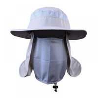Ribolov sunčani šešir na otvorenom ribolov zima topao šešir ribar šešir UV zaštita od suncobrana kapa velike strehe podesivi šešir