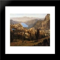 Donnnersko jezero uramljeno Art Print Thomas Hill