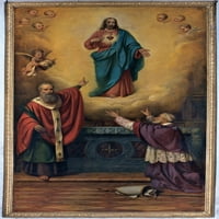 Dusi Bartolomeo Sveto srce Isusa sa St Marcel i Blaženo Juvenal Ancina 19. stoljeća Italija Veneto Vicenza