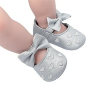 Meihuida bebe djevojke slatke mokasinse srčani luk dekor mekane pune pune kožne stane cipele prve šetače