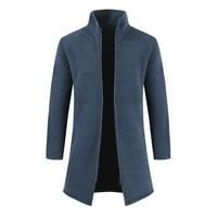 Kardigani za muškarce Muški džemperi Cardigan Ljeto Prevelirani plavi XL