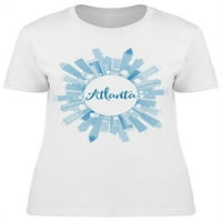 Atlanta Građevine Majice Žene -Image by Shutterstock, Ženska velika