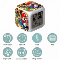 Budilica za dječju sobu, LED digitalni alarma za digitalnu spavaću sobu Jednostavno podešavanje Cube