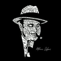 Pop umjetnost Ženska riječ umjetnost majica s dugim rukavima - Al Capone-original gangster