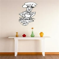 Dizajn sa vinyl umetničkom delom Kuhanje Kuhanje kuhinjske hrane Vino Večera Zidna naljepnica za obitelj