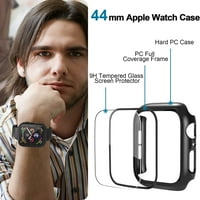 Čvrsti futrola kompatibilna s Apple Watch serijom zaslona Zaštitni zaslon za zaštitu zaslona izgrađen