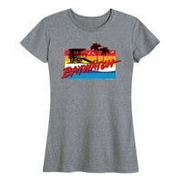Baywatch - Baywatch plaža Stripe - Ženska grafička majica kratkih rukava