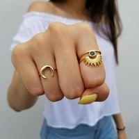 Toyella Europska i američka ženska prstena za sunčanje 18K pozlaćeno zlato br.8