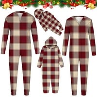 Rollback dana Juebong Family Božićni pidžami Postavi Ležerne prilike Xmas Odeća Santa Spavaća noćna