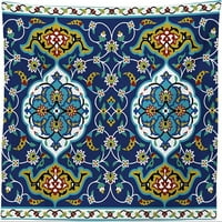 Marokanski stolnjak, orijentalni motiv sa vintagenim vizantijskim stilom efekte efekta pločica, blagovaonica