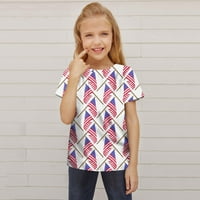 Rovga majica za djevojku Djeca dječja dječja unise Proljetna ljetna aktivna moda Svakodnevno svakodnevno