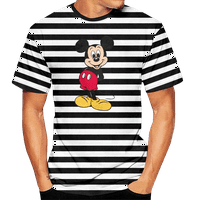 Majica za crtane filmove Mickey Mouse za djecu, unise odrasli dječje prugaste košulje, majica za porodičnu