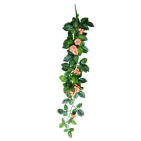 Artificial Rose Garland Simulacija cvjetnog dekora Kućni zid Viseći lažni ružini cvjetni vino vino,