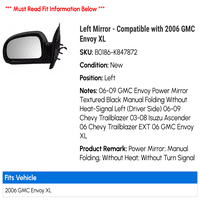 Lijevo ogledalo - kompatibilan sa GMC envoy XL