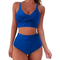 Split ženski modni bikini veličine kupaći kostim kupaći kostimi za plažu plus ispis digitalnih kupaćih