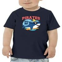 Slatki morski pas Pirati dizajn majica mališana -image by shutterstock, toddler