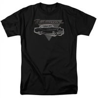 Buick & Roadmaster za odrasle Redovno fit pamuk kratkog rukava 18-majica, crna - 6x