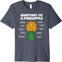 Tree Anatomija ananasa swinger smiješno naopako donje majice od ananasa