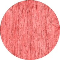 Ahgly Company u zatvorenom okruglom apstraktne crvene moderne prostirke, 8 'krug