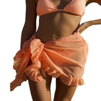 Merqwadd Ženski kupaći kupaći kostimi uz plažu Omotaj suknje kupaći kostimi Bikini prikriva