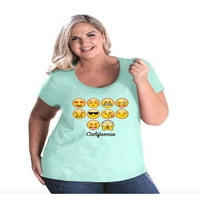 MMF - Ženska pulks pulks pull veličine, do veličine - Emoji Entourage