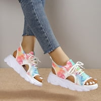 Sandale Ženske cipele debele modne čipke za riblje usta casual platforma