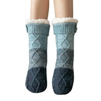 Čarape za žene Ženska zimska super mekana topla ugodna nejasna obložena sa hvataljkama Slipper Čarape