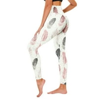 Baggy Hlače Ženske tiske Yoga hlače Trčevi upravljački plijen gamaše mršava hlače za jogu trčeći pilates