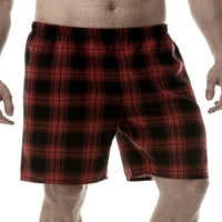 Sanviglor Muške dno Svjetske ljetne hlače Elastične kratke hlače na plaži na plaži Casual Mini pantalone
