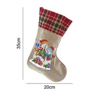 Božićne čarape ručno izrađene dijamantske ljepljive kese božićne torbe za poklone
