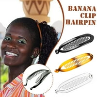 Banana clip za kosu barley twist combing clamp grip slide clip ribe banana c i5x4