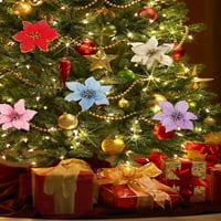 Cvijeće za božićne poinsettije, za privjesak za božićne drvve, vjenčanje novogodišnji dekor