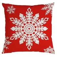 Božićni jastuk navlači božićni jastuk ukrasi, plaćeni jastuk od platnenog platnog jastuka navlake za