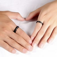 Par prstenova za žene Muškarci Njegova kraljica njena kralja podudarajuća prstena postavlja angažman