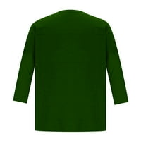 TUPHREGYOW ženska zvona sa labavim kardiganima zazor novi stil Slijede prozračna trendi jesen sa džepovima vanjska odjeća Slouchy meka modne naborane sunčane majice vojska zelena m
