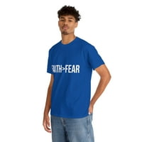 Vjera veća od straha uniziranu grafičku majicu, veličina S-5XL