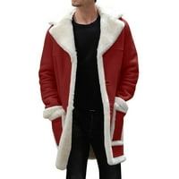 Leey-World Winter Clats za muškarce Muški casual kardigan kaput čvrsti bolovni tasteri kaput jakna od