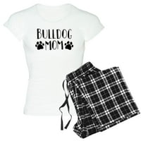 Cafepress - Bulldog mama - Ženska lagana pidžama