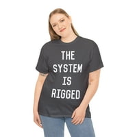 Sistem je rigged unise grafička majica, veličina S-5XL
