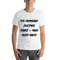 Čekić Dulcimer Player - Napravite muziku Magic Slight stil kratkih rukava majica majica po nedefiniranim