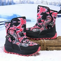 Lopsie Warmtune Boys sniježne čizme Djevojke Zimske cipele Vodootporna topla klatna dječje hladno vrijeme