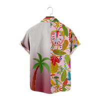 Košulja za muškarce Ljetna ulična odjeća 3D tiskane košulje Retro muške havajske košulje