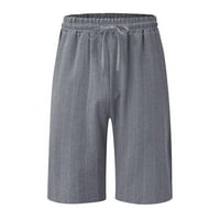Posteljine kratke hlače za muškarce Ležerne prilike Ležerne prilike Stretchy struk plaže za plažu Elastični