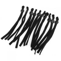 Izdržljive udobne elastične trake, kopča, za šivanje DIY zanata DIY zanata Sportska odjeća crna, bijela