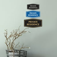Fancy Privatni rezidencijalni znak - Srednja
